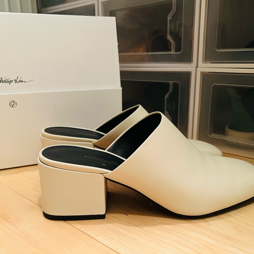 3.1 Phillip Lim Exclusive Square-Toe Mule